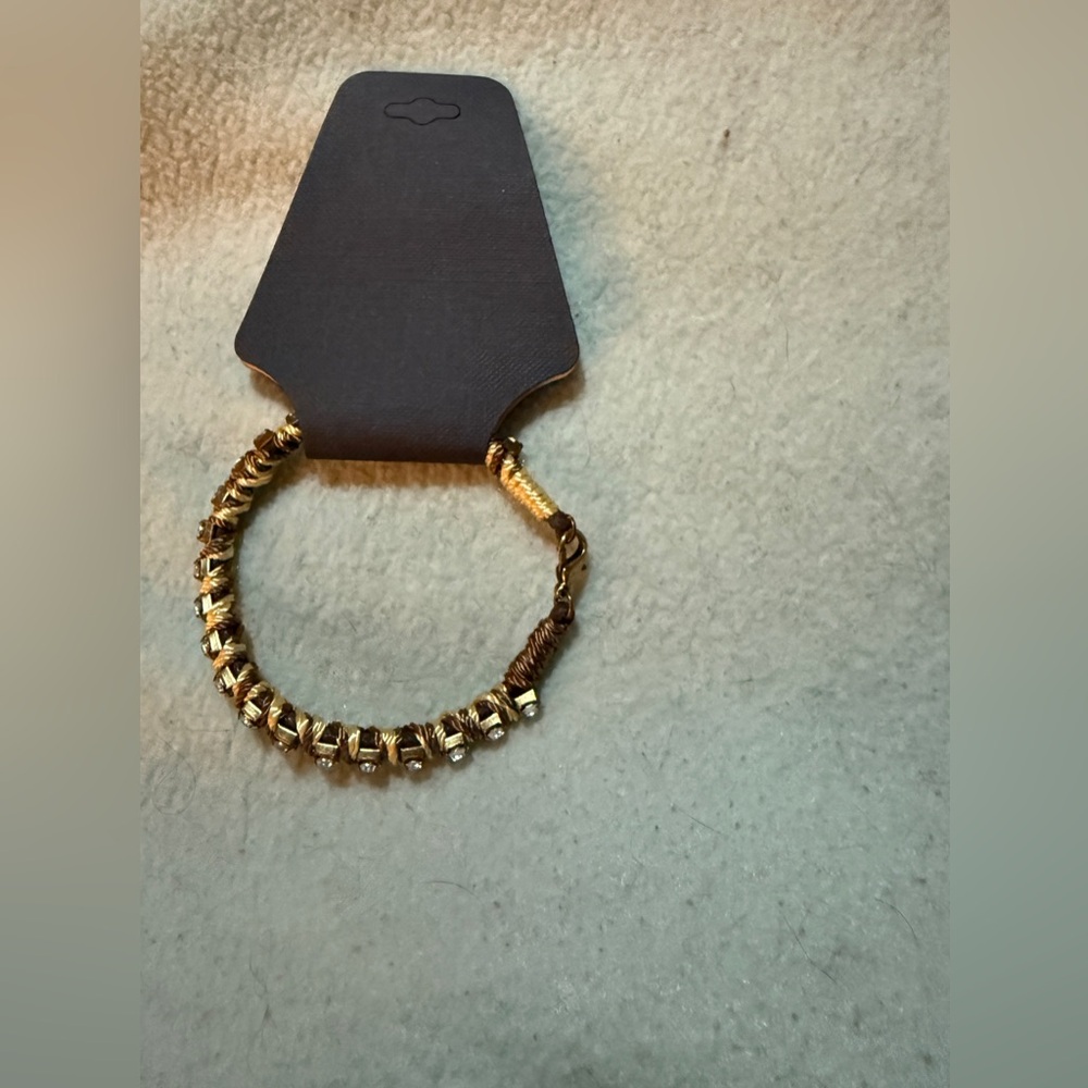 Carole Gold Beaded Bracelet NWT